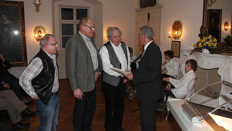 Die erfolgeichen B-Senioren der Kronacher Kegler (von links): Günter Georgi, Wolfgang Wellach und Fritz Bayer