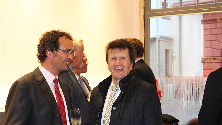 Andreas Engel mit Friedrich Herdan.