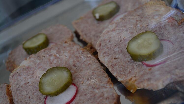 Der Ostheimer Leberk&auml;s' von der Metzgerei Ortlepp aus Ostheim.Kathrin Kupka-Hahn