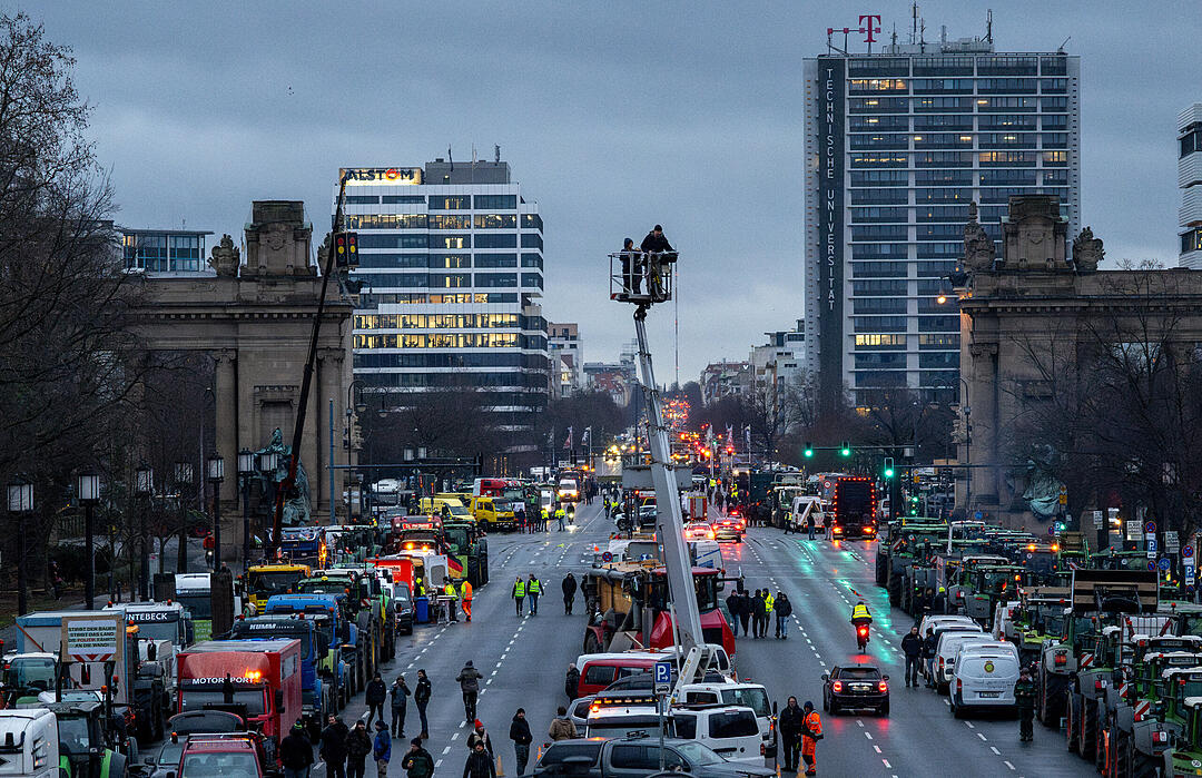Bauernproteste - Großkundgebung in Berlin