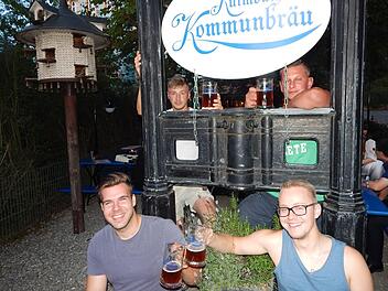 Stammgäste aus Kulmbach: Moritz, Tobias, Freisler,         Max (von links im Uhrzeigersinn)Horst Wunner