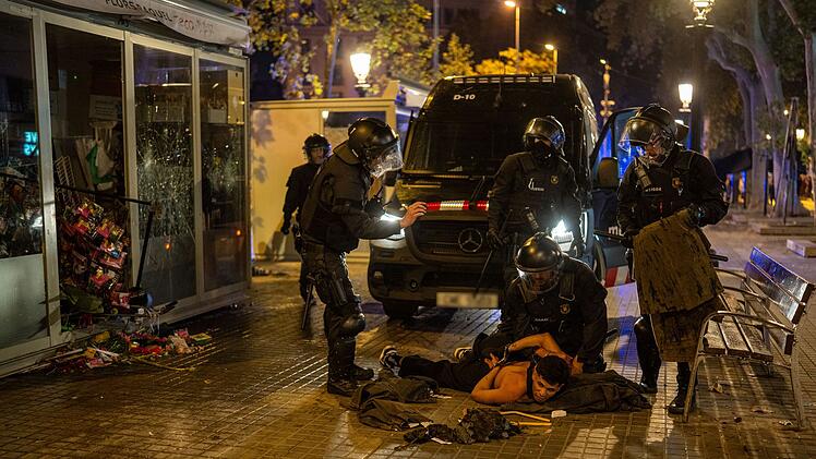 Proteste in Barcelona