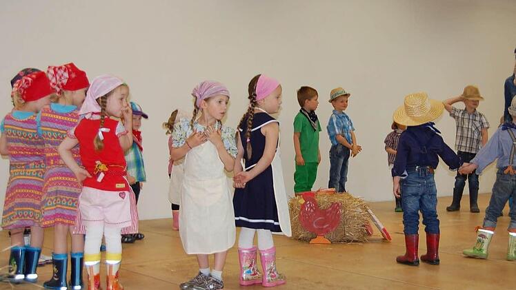 Im Kindergarten von Oberthulba werden derzeit 77 Mädchen und Jungen betreut.  Fotos: Günther Straub