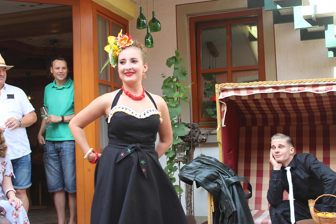 Modenschau im Freihof