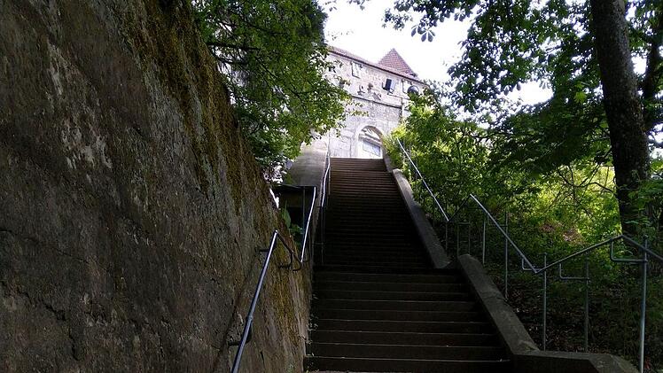 Treppenaufgang zur Veste CoburgFoto: Jochen Berger