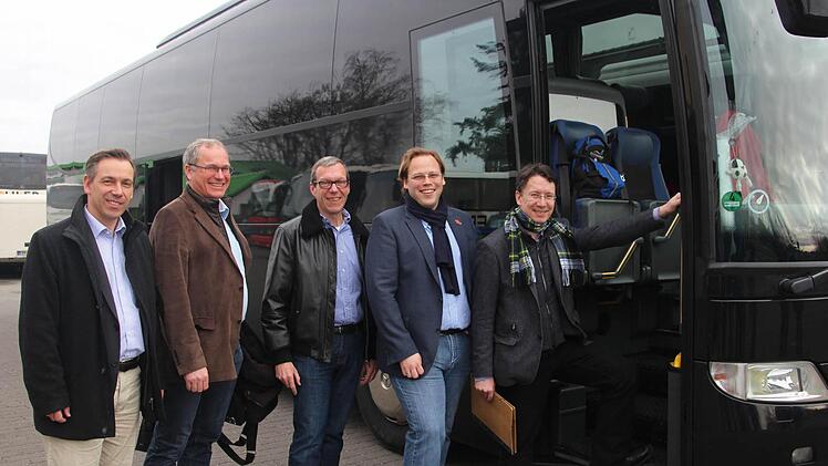 In Höchstadt startete die Bustour. Foto: Maria Leicht