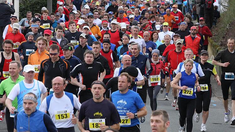Der 7. Saaletal-Marathon startet am 19. März um 10 Uhr in Ramsthal. Foto: Reinhold Nürnberger