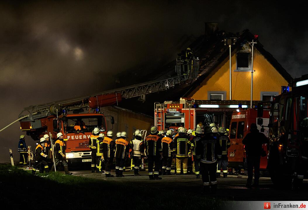 Brand in Kunreuth (Kreis Kulmbach)