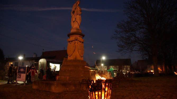 Großwenkheimer Weihnachtsmarkt. Foto: Anton Then