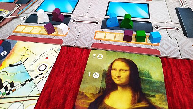 Spiele-Test Art Gallery - Gelungenes Familienspiel mit 48 weltberühmten Gemälden
