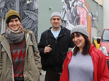 Drei der vier Streetworker (v.l.): Yvonne Schneider, Norbert Ritli, Linda Steffl Foto: Barbara Herbst