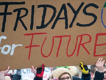Am Freitag gehen Schüler für die Kampagne "Fridays for Future" wieder demonstrieren. Symbolbild: Klaus-Dietmar Gabbert/dpa
