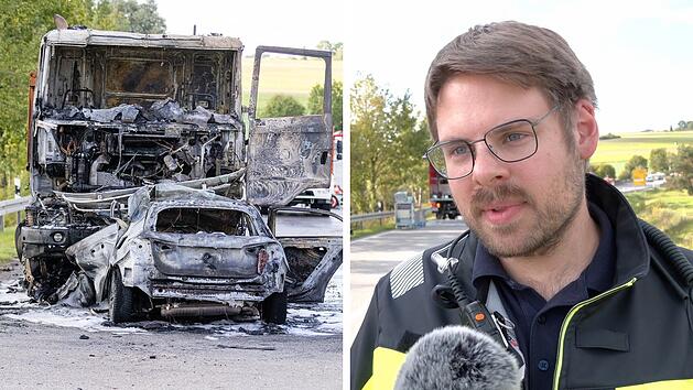 T&ouml;dlicher Unfall auf B2 bei Heroldsberg - Rettungsdienst &uuml;ber Einsatz