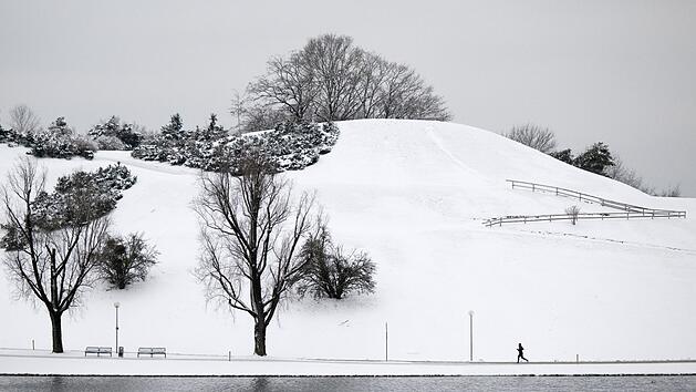 Schnee in M&uuml;nchen
