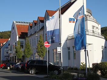 Die Geschäftsstelle der VR-Bank in Bad Brückenau. Foto: Ulrike Müller