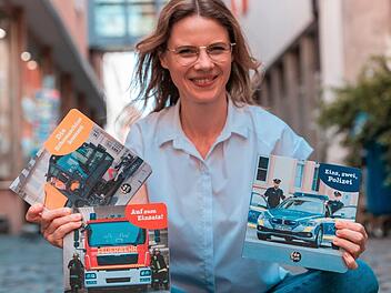 Monika Schaub hat nun drei Bücher in ihrem Verlagsprogramm.Foto: Don Ribacker