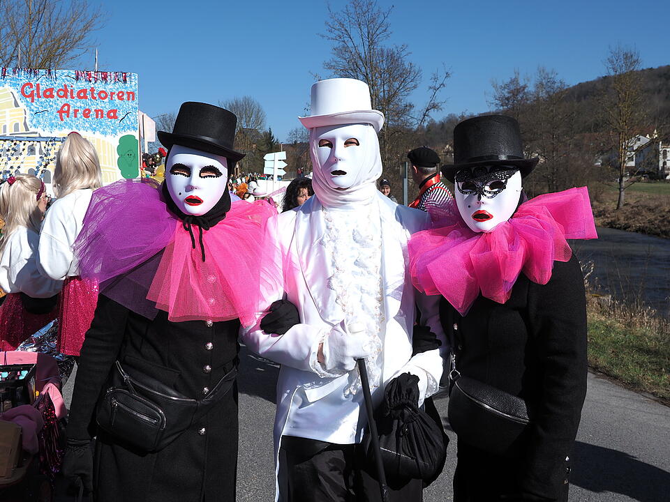 Buntes Faschingstreiben in Unterfranken!