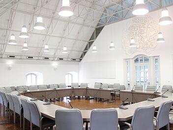 Der Sitzungssaal in Höchstadt.  Foto: Andreas Dorsch
