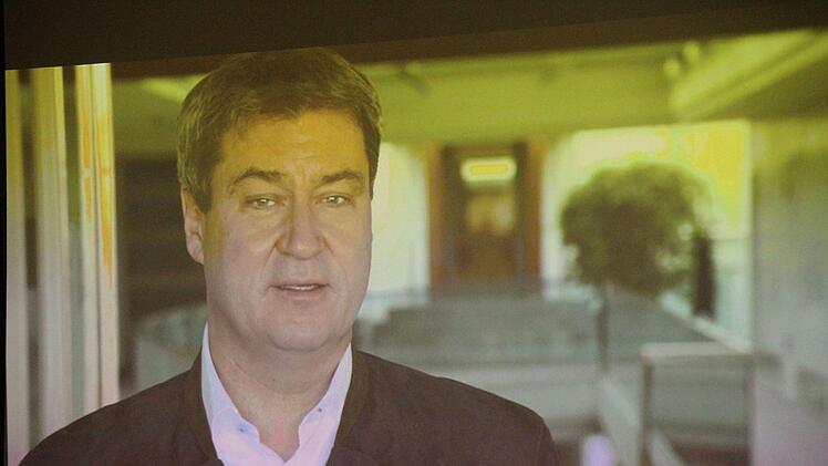 Bayerns Ministerpräsident Markus Söder gratulierte per VideobotschaftOliver Schmidt