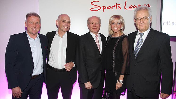 Der Business Club der Brose Baskets konnte sportliche "Hochkaräter" präsentieren (v.l.n.r.): Paul Breiter, Wolfgang Heyder, Stephan Galla, Christa Kinshofer und Norbert Sieben.