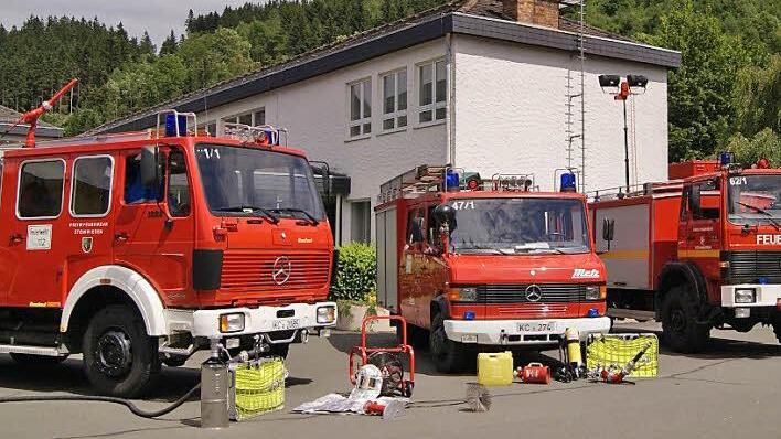 Fahrzeuge der Freiwilligen Feuerwehr Steinwiesen. Wie geht es in naher Zukunft weiter? Foto: privat