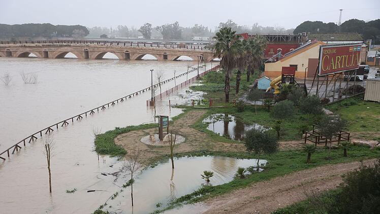 Wetter in Spanien - "Leonardo" trifft Provinz C&aacute;diz