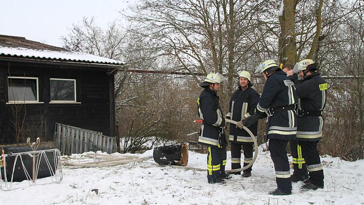 Feuerwehreinsatz in Poppenlauer.