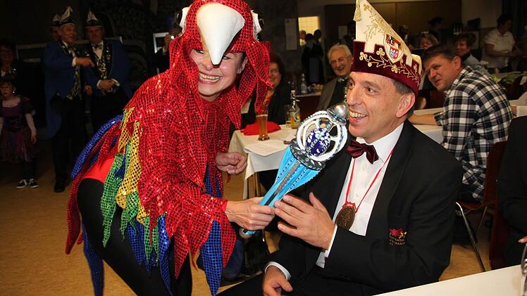 Barbara Besold und Alexander Maisel vom Faschingsverband Franken Foto: Stephan Stöckel