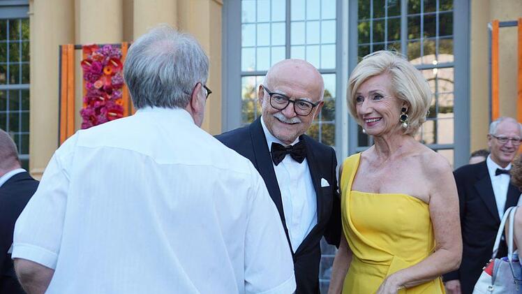 Unternehmer Gerd Schmelzer mit Ehefrau Kulturreferentin Professor Julia Lehner Foto: Pascale Ferry