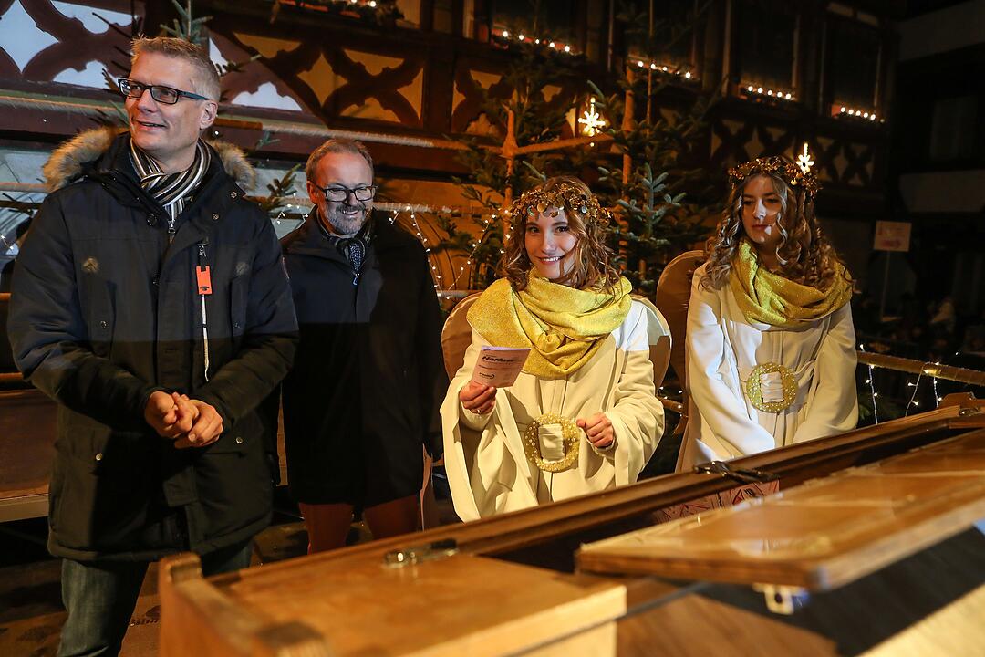 Der Forchheimer Weihnachtsmarkt ist eröffnet