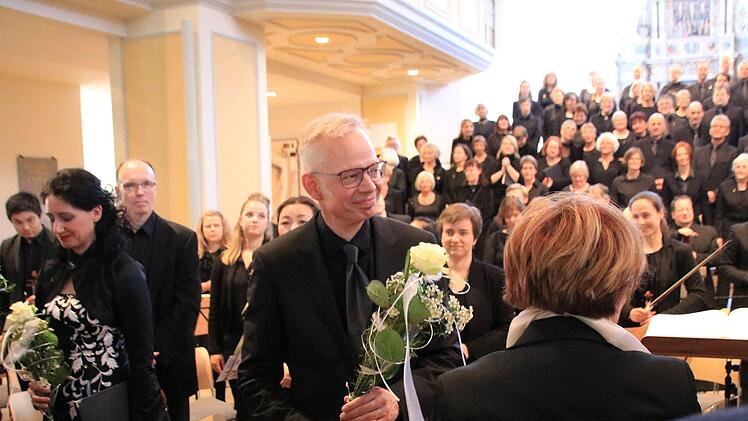 Großen Eindruck bei den zahlreichen Zuhörern in der Morizkirche hinterließ die Aufführung von Antonin Dvoráks "Stabat Mater" durch den Coburger Bachchor.Foto: Jochen Berger