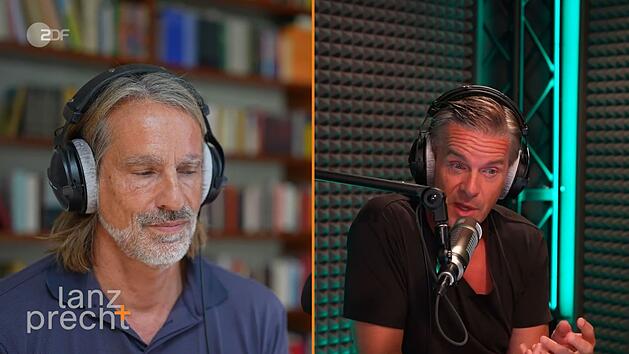 Richard David Precht (links) und Markus Lanz sorgen sich um das Verantwortungsbewusstsein der Menschen im Land.