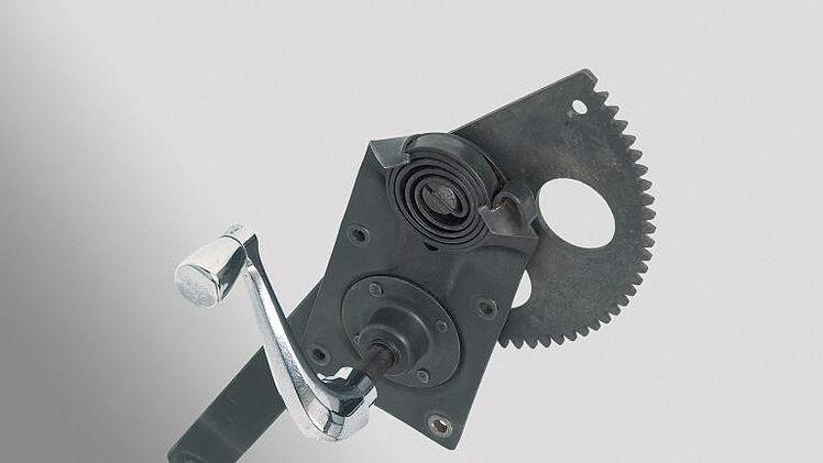 Kerninnovation: der "Atlas-Fensterheber". Noch heute ist Brose Marktführer in diesem Produktsegment.Brose