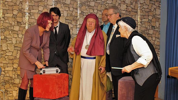 Szene aus den Proben   Foto: Evi Seeger