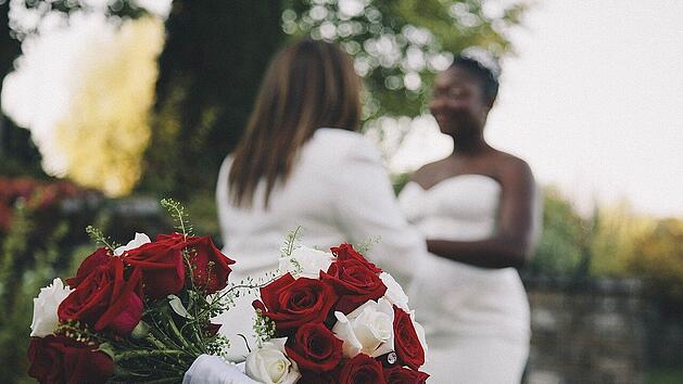 Hochzeit Ja-Wort Blumenstrauß
