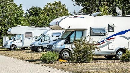 Der Wohnmobilstellplatz in Hofheim