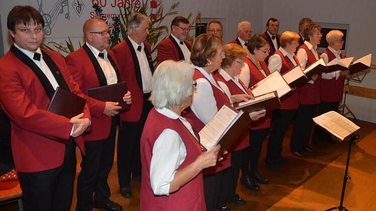 Sie begeisterten in Welitsch: der Frauen- und Männerchor des Gesangvereins Rothenkirchen. Foto: Hofmann