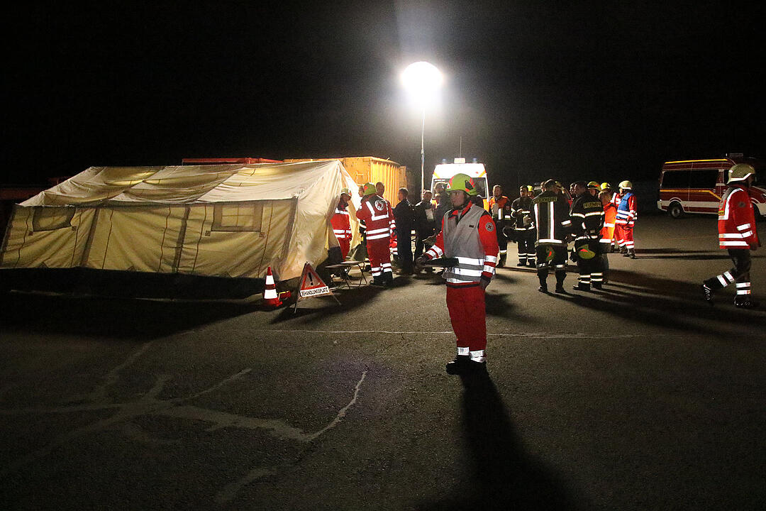 Rödental: Großbrand in Recycling-Betrieb