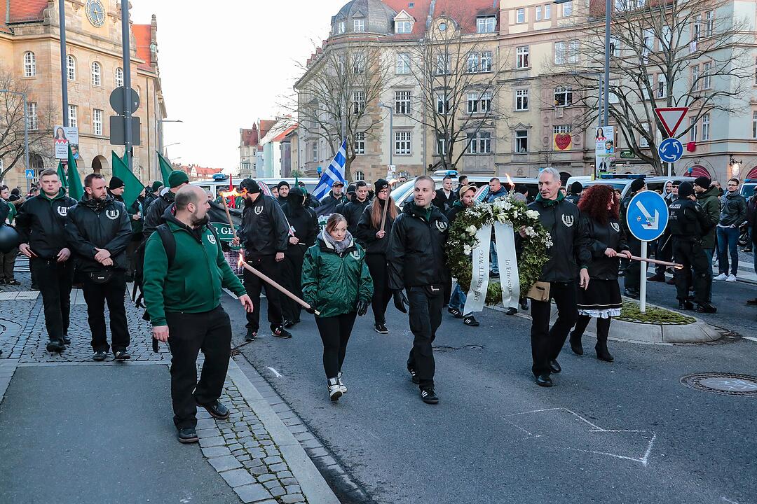 Fest der Demokratie, III. Weg und Anti-Nazi-Demonstrationen in Bamberg