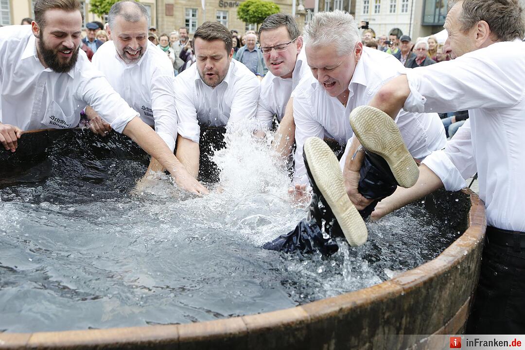 Gautschfeier 2015 der Mediengruppe Oberfranken in Bamberg
