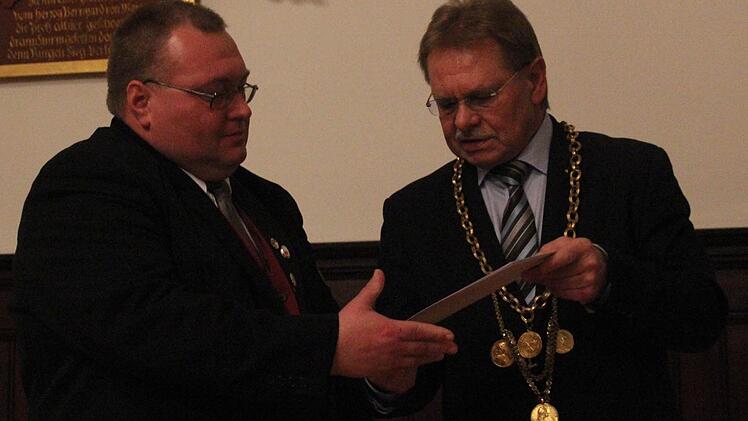 Bei der Ehrung von Günter Soja. Foto: Marco Meißner