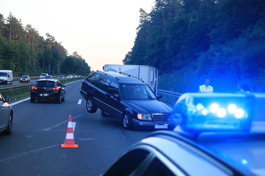 Unfall auf A73 bei Bamberg