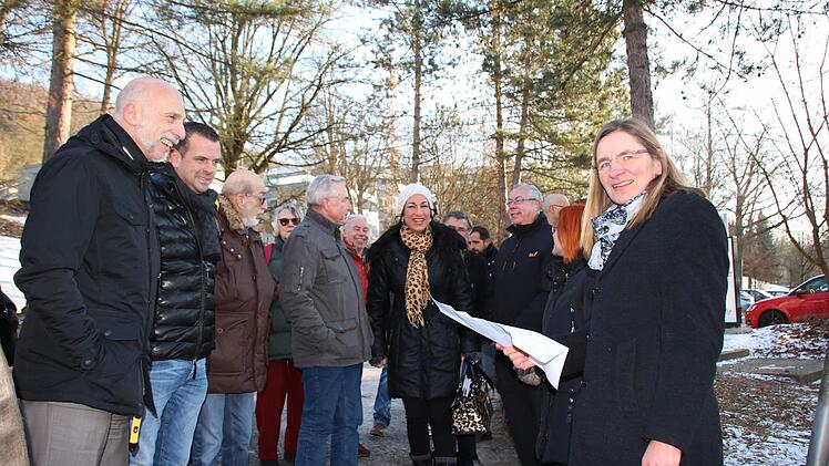 Eindrücke vom Ortstermin des Stadtrates. Foto: Ralf Ruppert