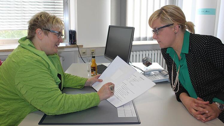 Impressionen vom Infotag "Wiedereinstieg" im Landratsamt Foto: Veronika Schadeck