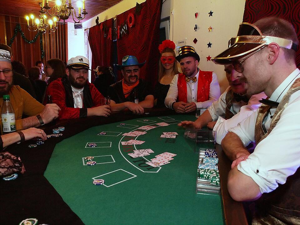 Casino Feeling im Sportheim