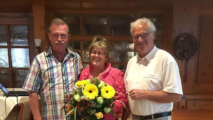 Wolfgang Rieger (l.) Gundula Rieger  und Günther Werner Foto: Paul Pöhlmann