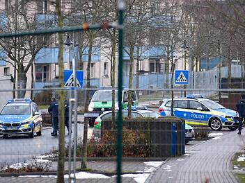Die Polizei nahm am Montag bei einem der Einsätze in der Aufnahmeeinrichtung in Bamberg einen Bewohner fest. Foto: Ronald Rinklef