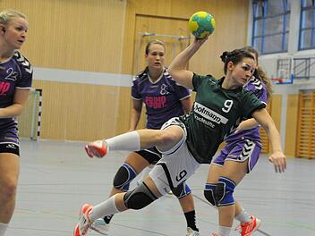 Gelungene Performance: Acht Treffer steuerte Sabrina Kleinhenz zum Erfolg der SG Garitz/Nüdlingen bei im Spiel gegen die SG Mintraching/Neutraubling. Foto: Hopf