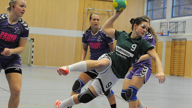 Gelungene Performance: Acht Treffer steuerte Sabrina Kleinhenz zum Erfolg der SG Garitz/Nüdlingen bei im Spiel gegen die SG Mintraching/Neutraubling. Foto: Hopf