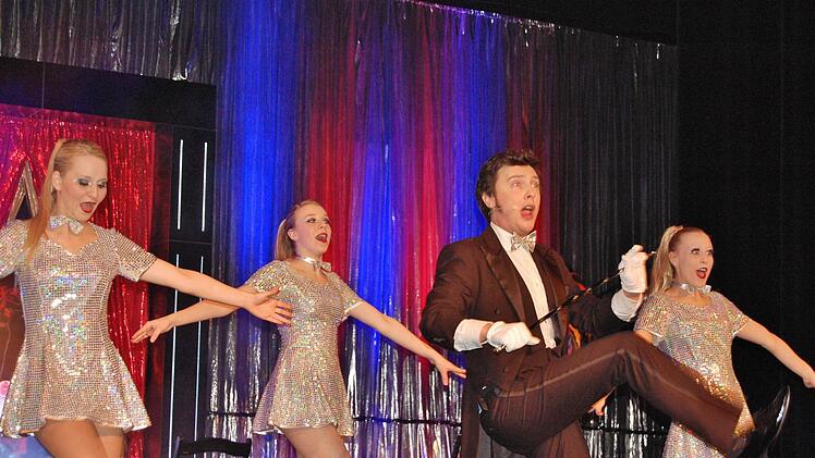 Las Vegas-Show in Bad Kissingen. Foto Sigismund von Dobschütz